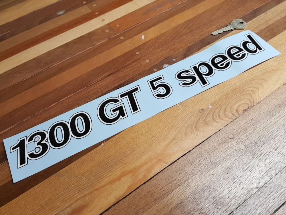 Fiat 127 1300 GT 5 Speed Sticker 15.5