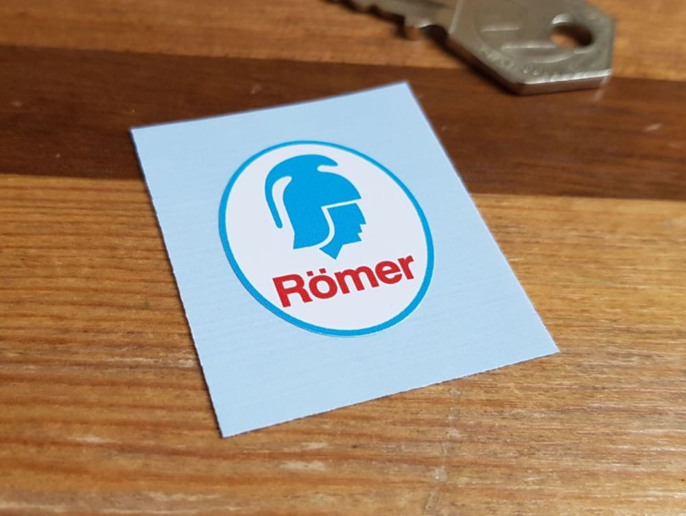 Römer Oval Helmet Sticker - 30mm