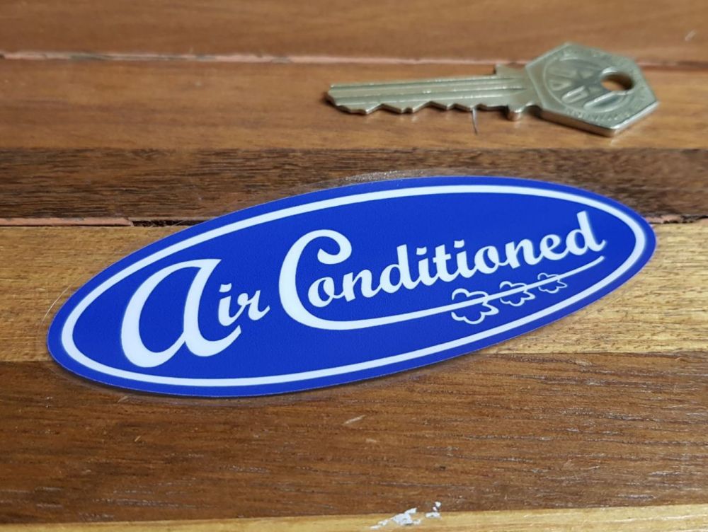 Ford Air Conditioned Window Sticker 4"