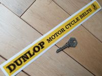 Dunlop Motor Cycle Belts Shelf Edge Sticker 12"