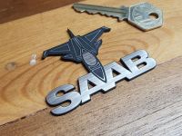 Saab Aero Shaped Self Adhesive Car Badge 2.75