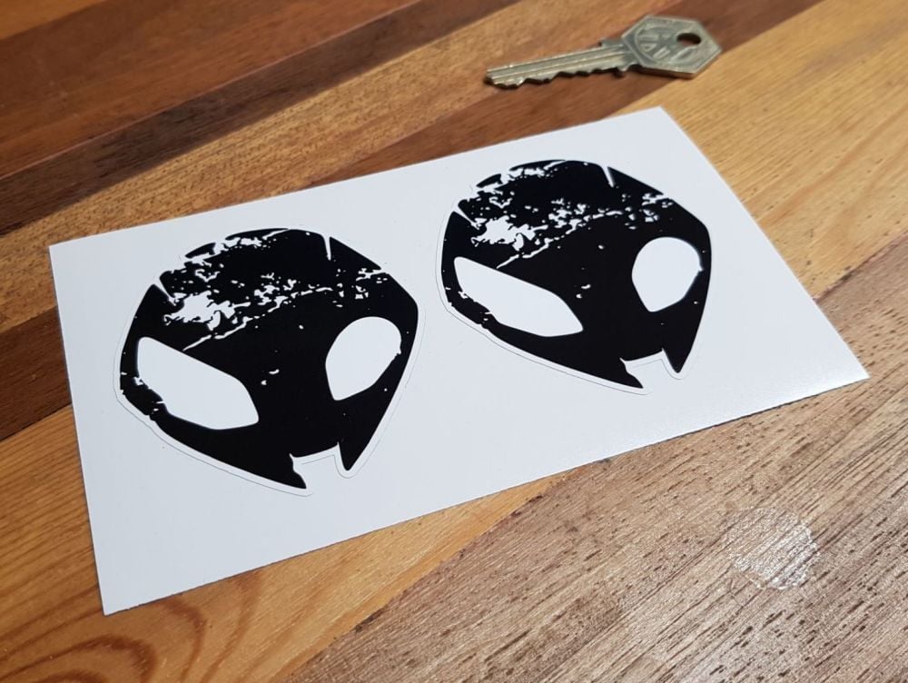 BMW Alien Head Stickers 2.75" Pair