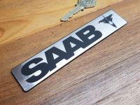 Saab Aero Oblong Self Adhesive Car Badge 6"