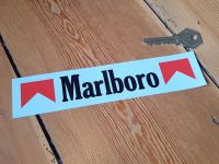 Marlboro Black Text & Chevrons Cut Vinyl Stickers - 6.75" Pair