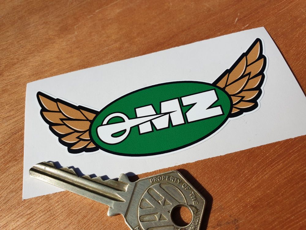 MZ Winged Logo Sticker 4