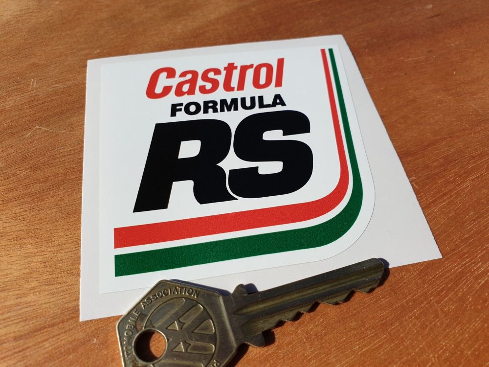 Castrol Formula RS Sticker 3"