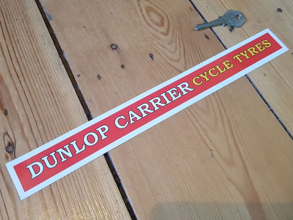 Dunlop Carrier Cycle Tyres Shelf Edge Sticker 12