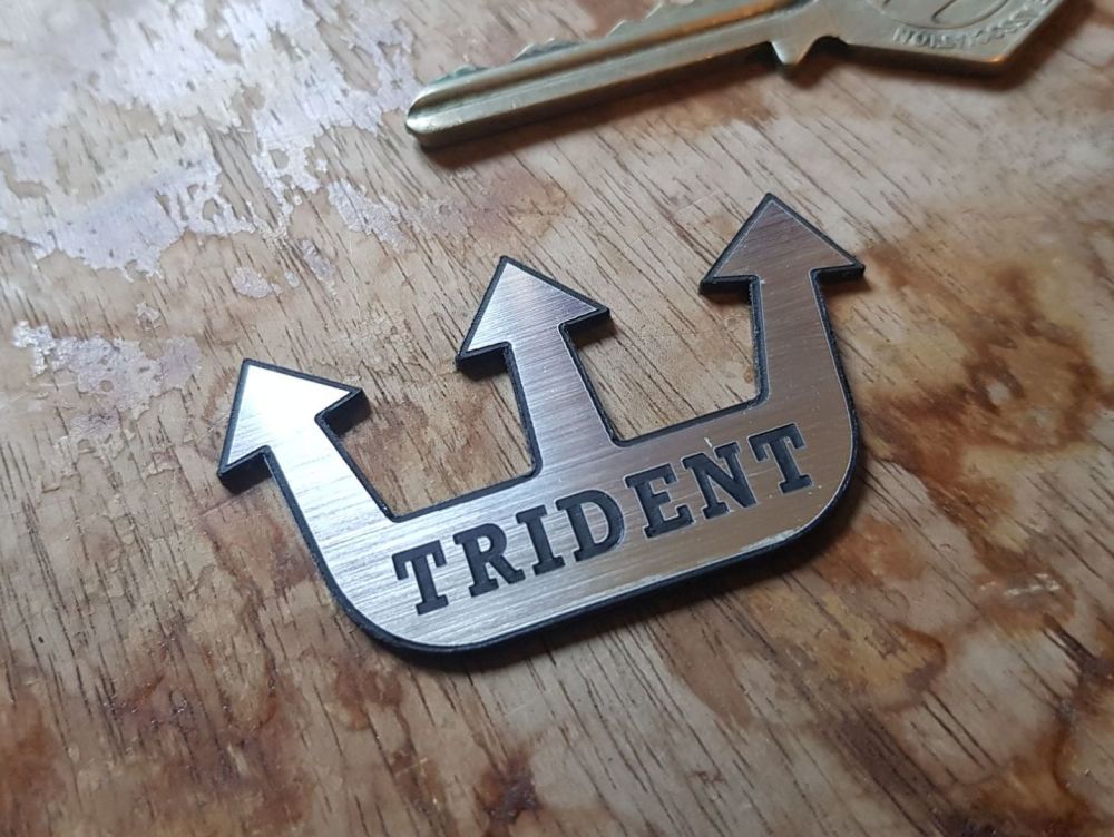 Trident Logo Self Adhesive Badge 2