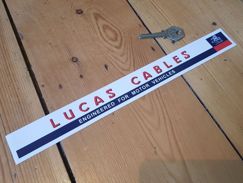 Lucas Cables Shelf Edge Sticker 12"