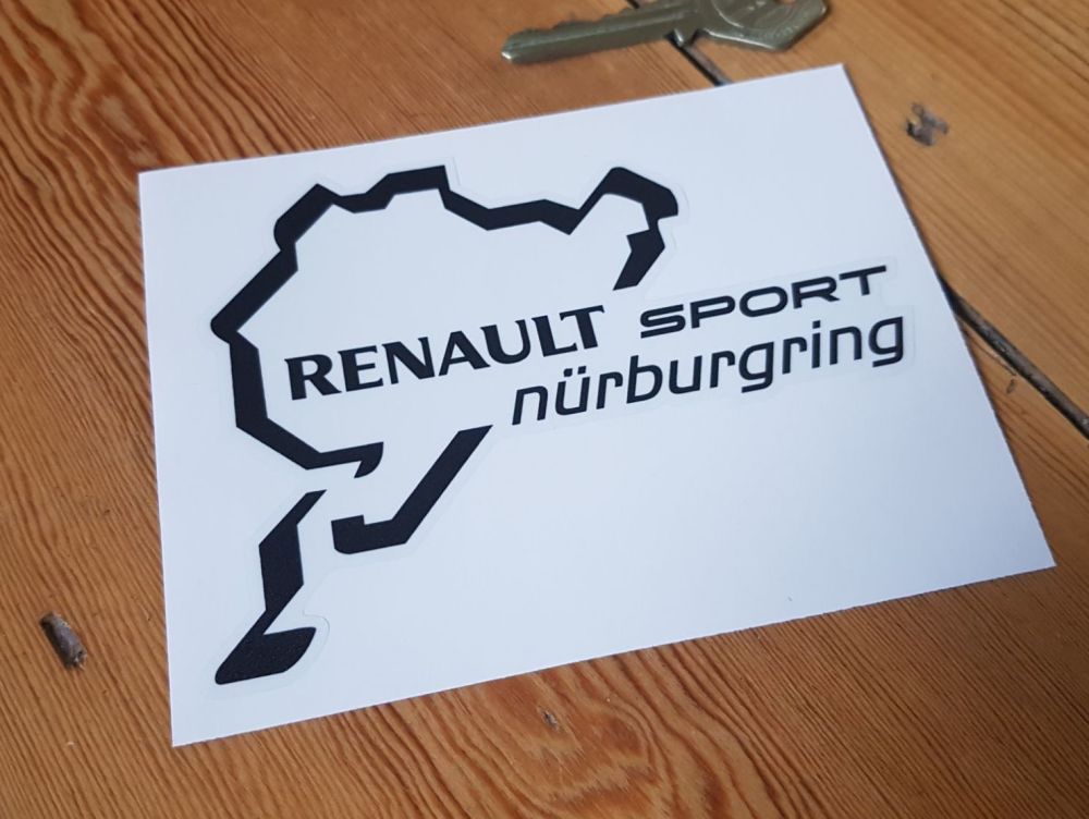 Renault Sport Nurburgring Circuits Sticker 4.5