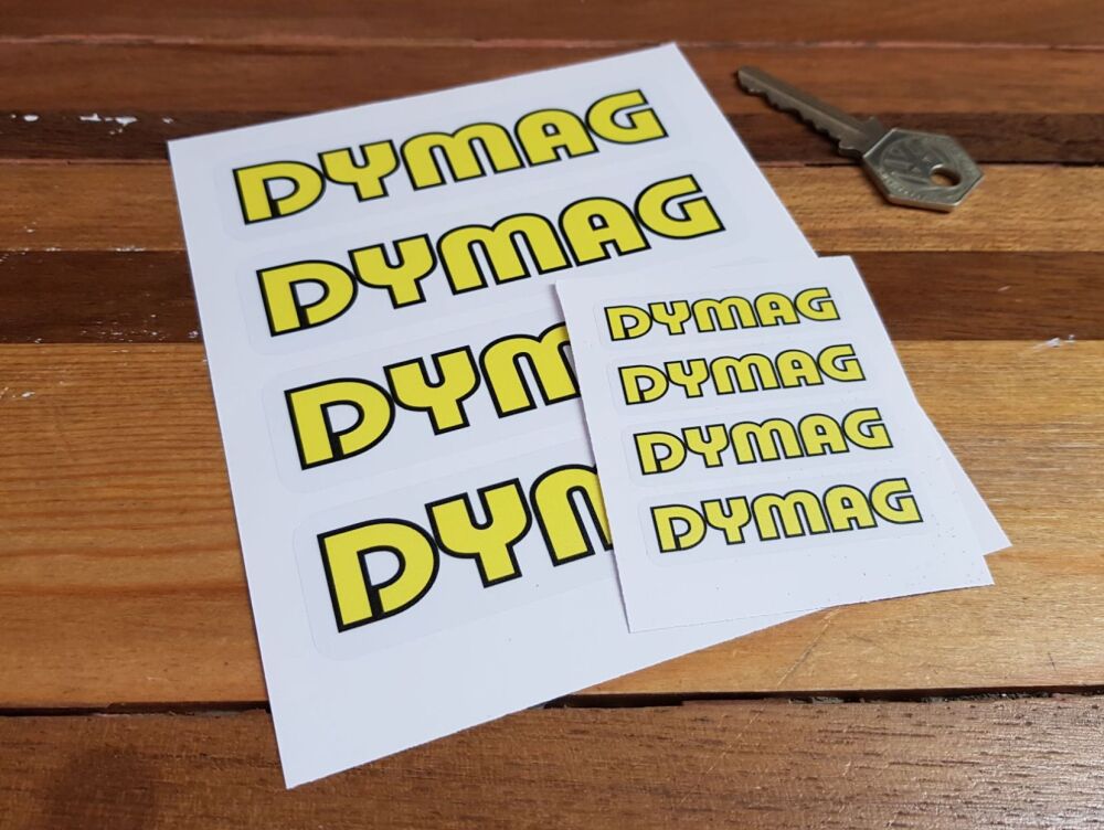 Dymag Wheel Stickers - Set of 4 - 2" or 4"