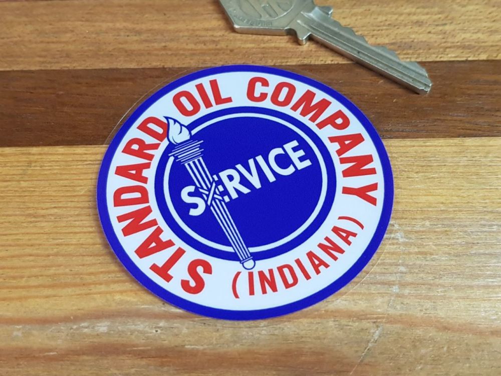 Standard Oil Company Service Window Sticker 70mm