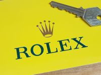 Rolex Sponsors Coloured Cut Vinyl Stickers 2.75" Pair