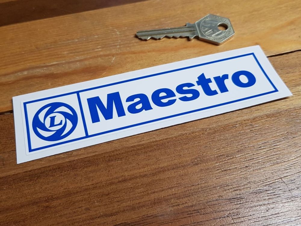British Leyland Maestro Car Sticker. 5.75