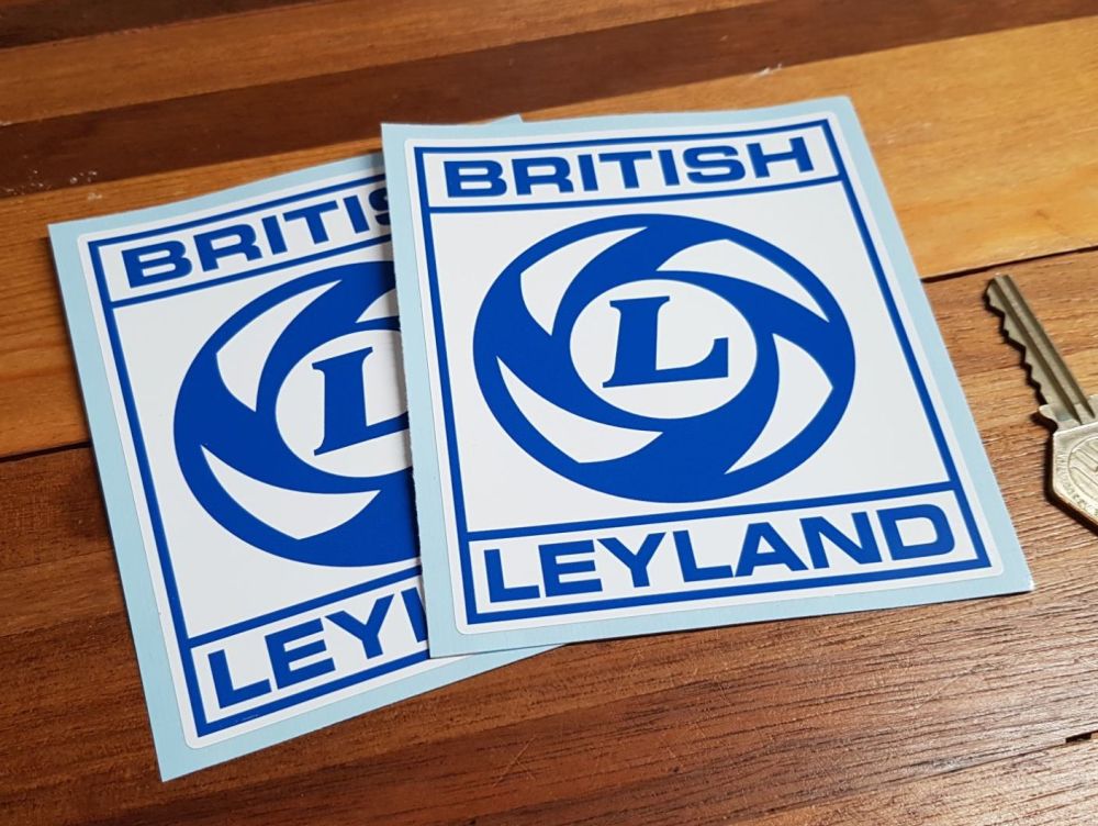 British Leyland Square 'L' Logo Stickers. 4
