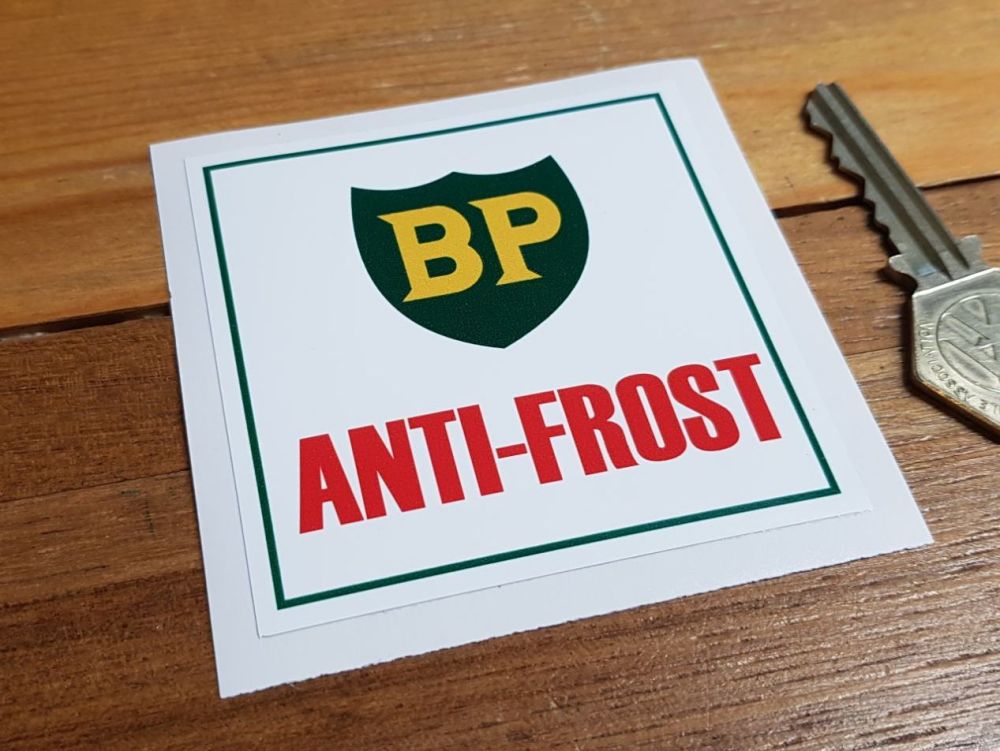 BP Anti-Frost Sticker. 3".