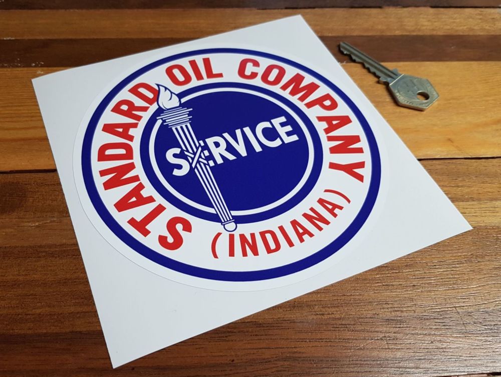 Standard Oil Company Indiana Service Sticker. 6