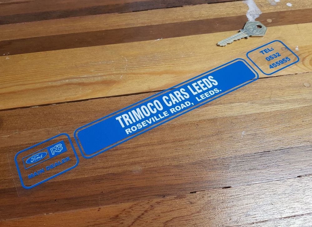Trimoco Cars Leeds Ford Dealer Sticker 12