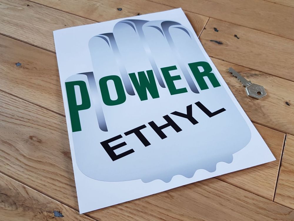 Power Ethyl Hand Logo Sticker 11