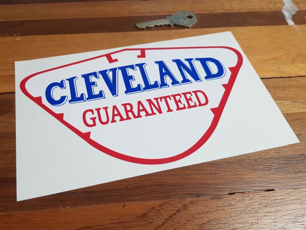 Cleveland Guaranteed Petrol Pump Sticker. 8