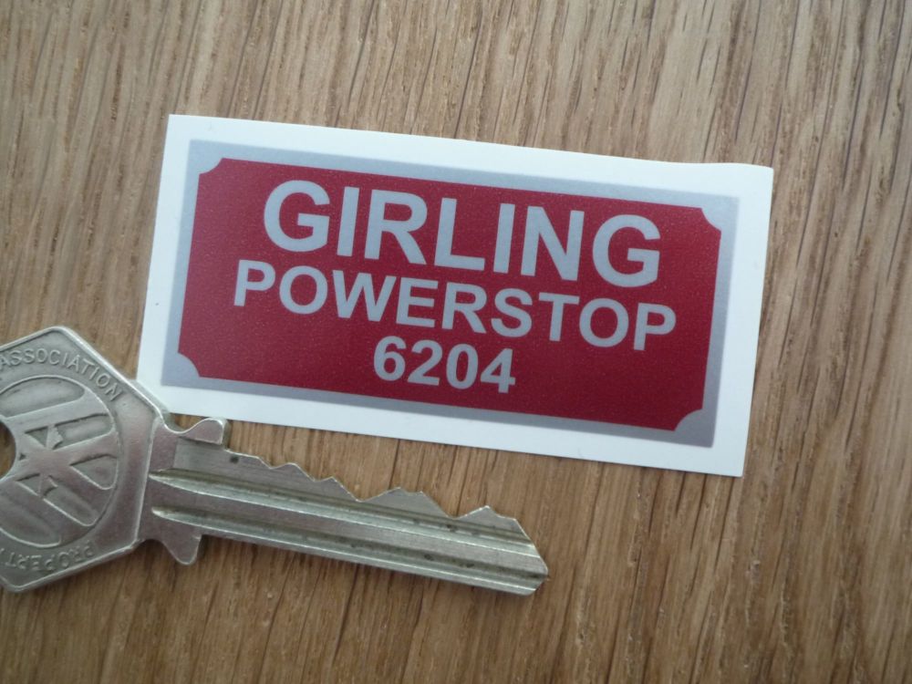 Girling Powerstop 6204 Sticker. 2