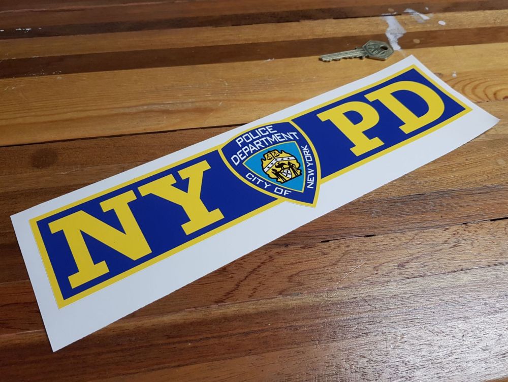 Police Department City of New York Banner & Shield Sticker 12