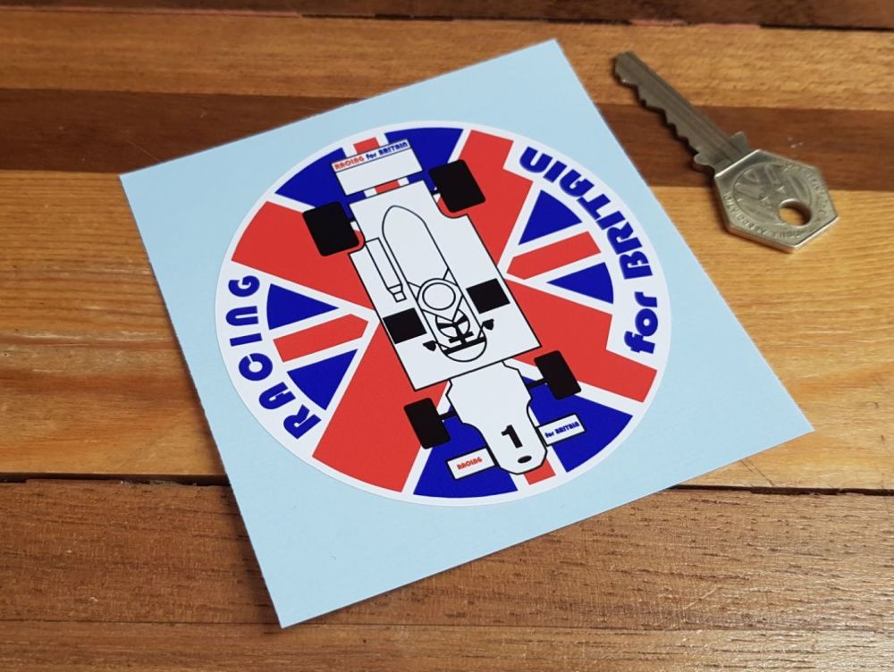 Hesketh Racing For Britain Union Jack Sticker 3.5