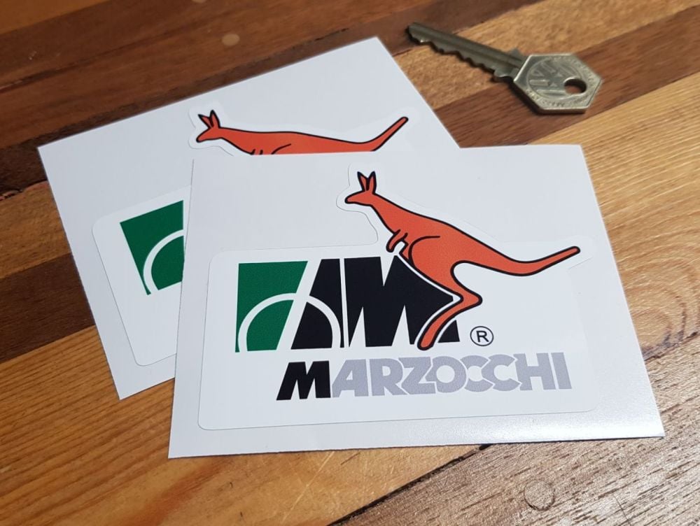 Marzocchi Kangaroo Short Style Stickers 4" Pair