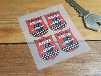 ANSA Marmitte Exhausts Heat Resistant Stickers - Set of 4 - 28mm
