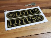 John Player Special Lotus Oblong Handed Stickers - 6.25