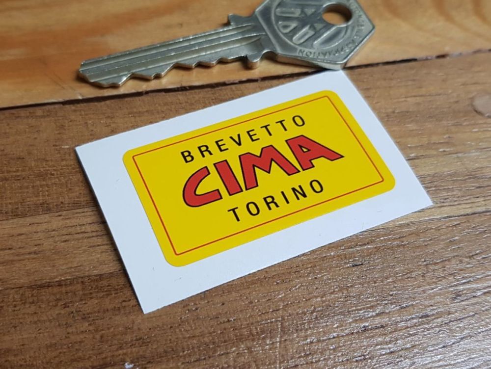 Cima Brevetto Tornio Jack Sticker 1.75"
