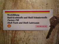 Shell Fuels & Lubricants Engine Bay Sticker 93000654300 - 5"