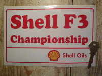 Shell F3 Championship Sticker. 8".