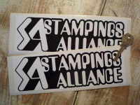 Stampings Alliance Black & White Oblong Stickers. 9