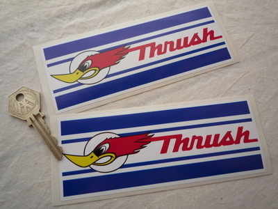 Thrush Oblong Stickers. 6" pair.
