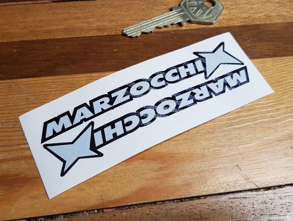 Marzocchi M Handed Carbon Fibre Style Stickers 4.5" Pair