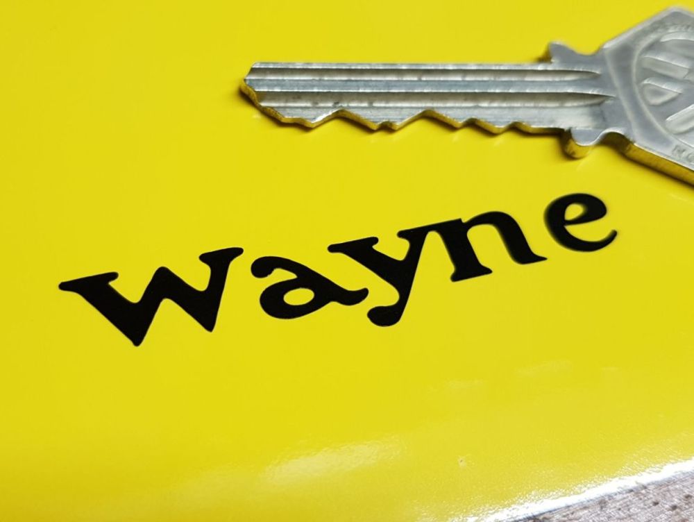 Wayne Pump Company Cut Vinyl Stickers 55mm Pair