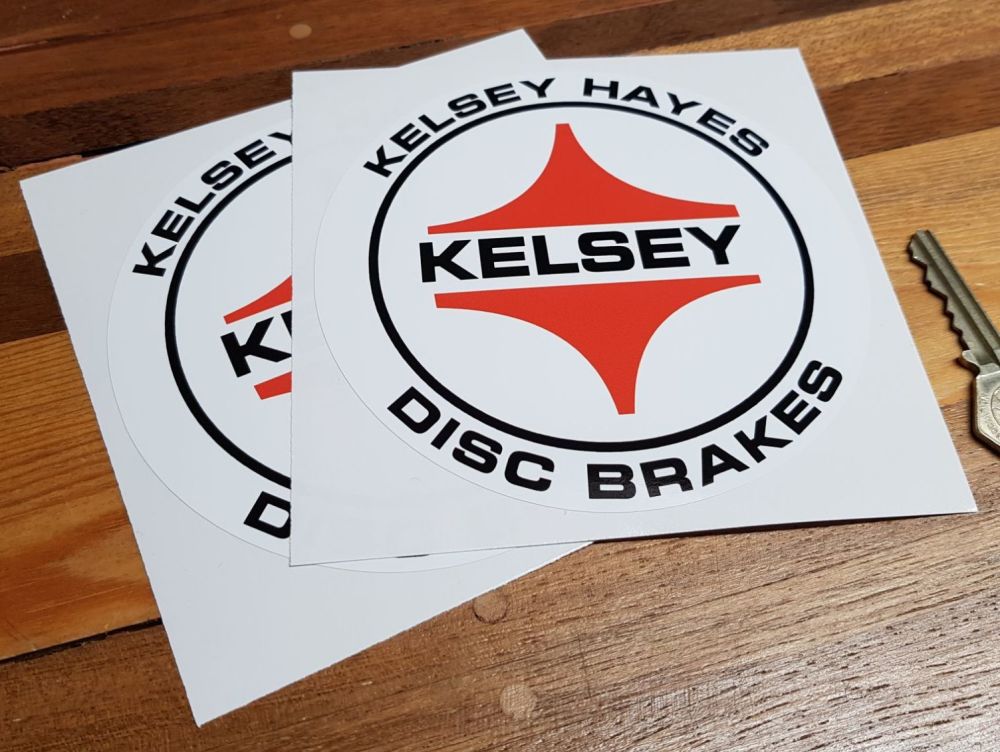 Kelsey Hayes Disc Brakes Circular Stickers 5