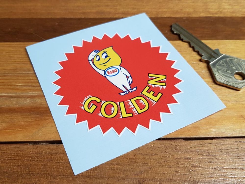 Esso Golden Oil Drip Boy Sticker 3