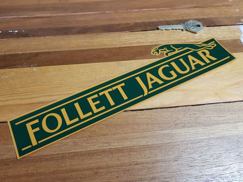 Jaguar Dealer Window Sticker - Follett - 11