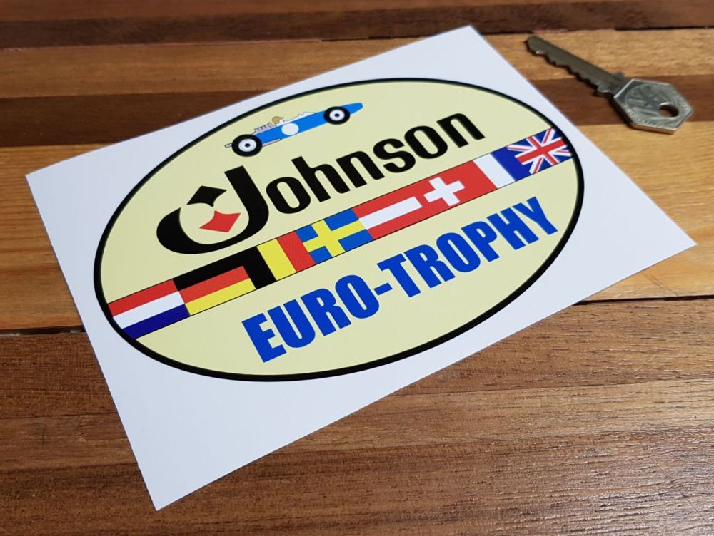 Johnson Euro-Trophy Race Series Sticker 6"