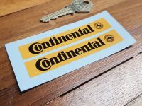 Continental Tyres Oblong Stickers 3.5