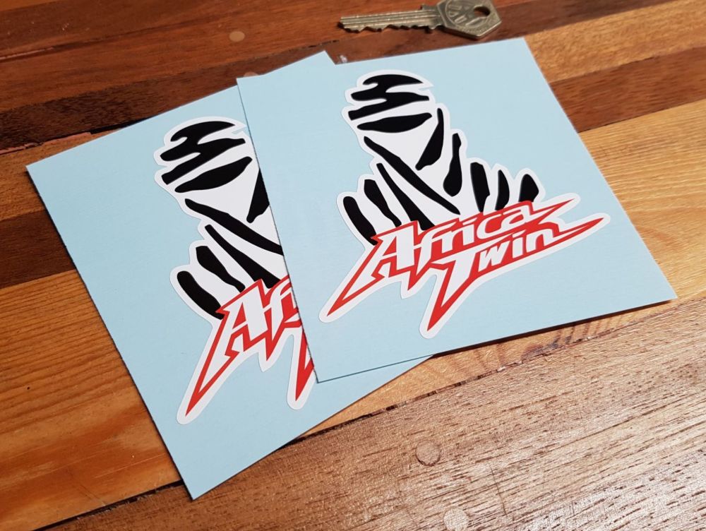 Africa Twin Stickers 4" Pair