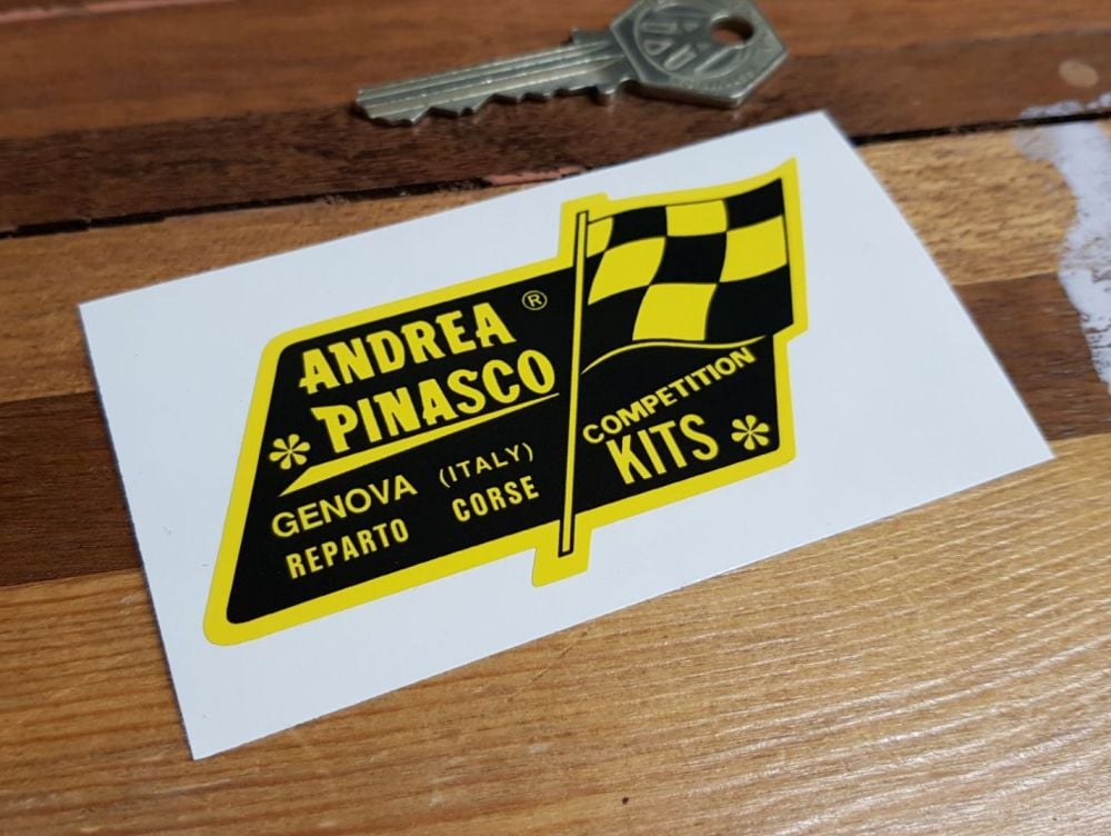 Andrea Pinasco Genova Italy Scooter Sticker 3.5