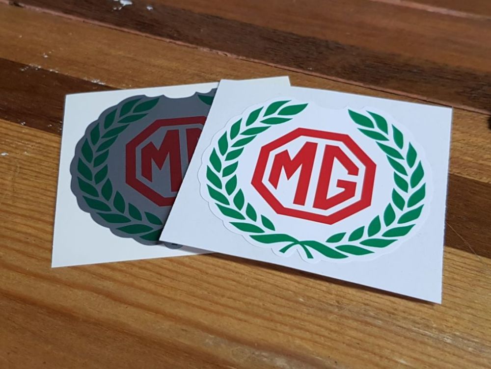 MG Garland and Logo Stickers. 2.5