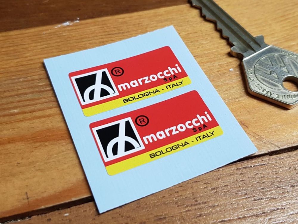 Marzocchi Suspension Stickers. 1.5" Pair.