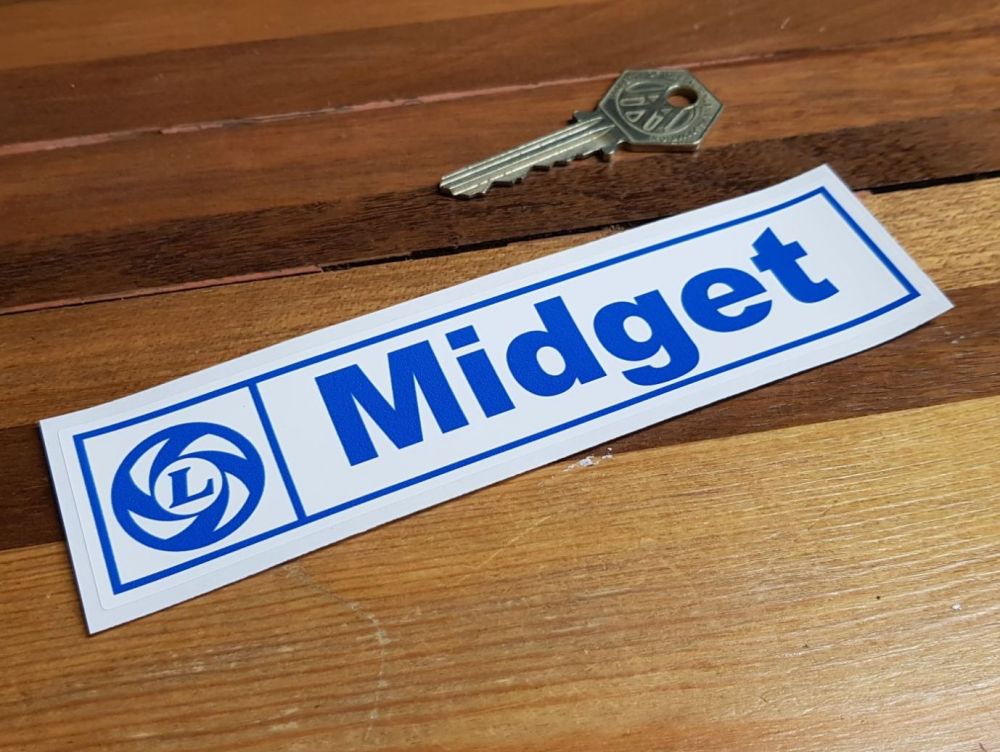 MG Midget British Leyland Sticker. 6