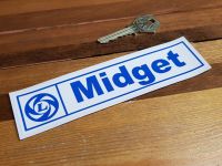MG Midget British Leyland Sticker. 6".