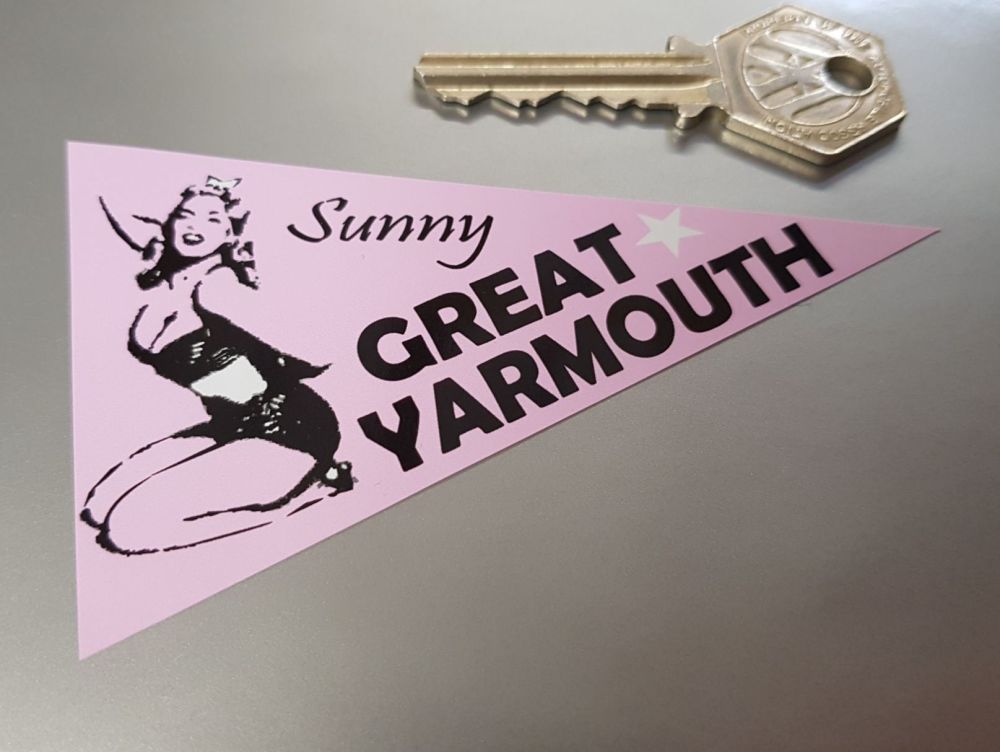 Great Yarmouth Travel Pennant Sticker 4"