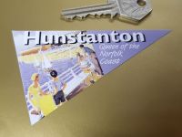 Hunstanton Travel Pennant Sticker 4"